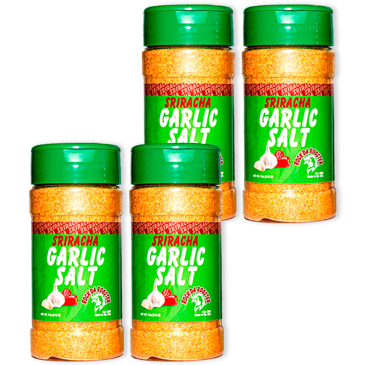 4 OZ SRIRACHA SEASONED GARLIC FLAVORED HIMALAYAN PINK SEA SALT