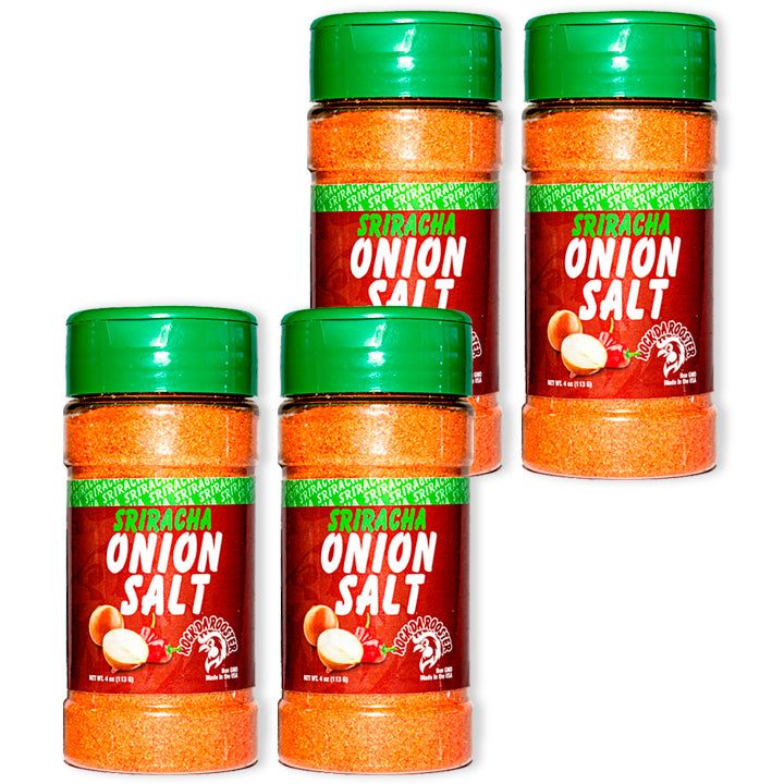 4 OZ SRIRACHA SEASONED ONION FLAVORED HIMALAYAN PINK SEA SALT