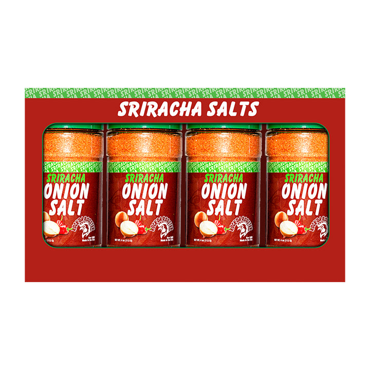 4 OZ SRIRACHA SEASONED ONION FLAVORED HIMALAYAN PINK SEA SALT