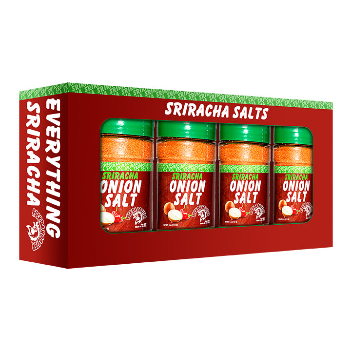 4 OZ SRIRACHA SEASONED ONION FLAVORED HIMALAYAN PINK SEA SALT
